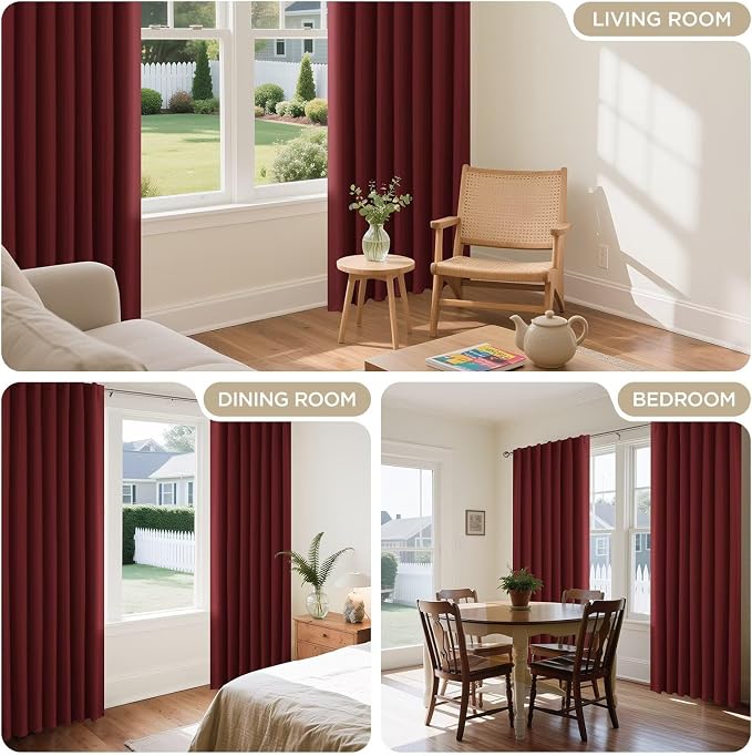 Joydeco 72 Inch Blackout Curtains - Image 7