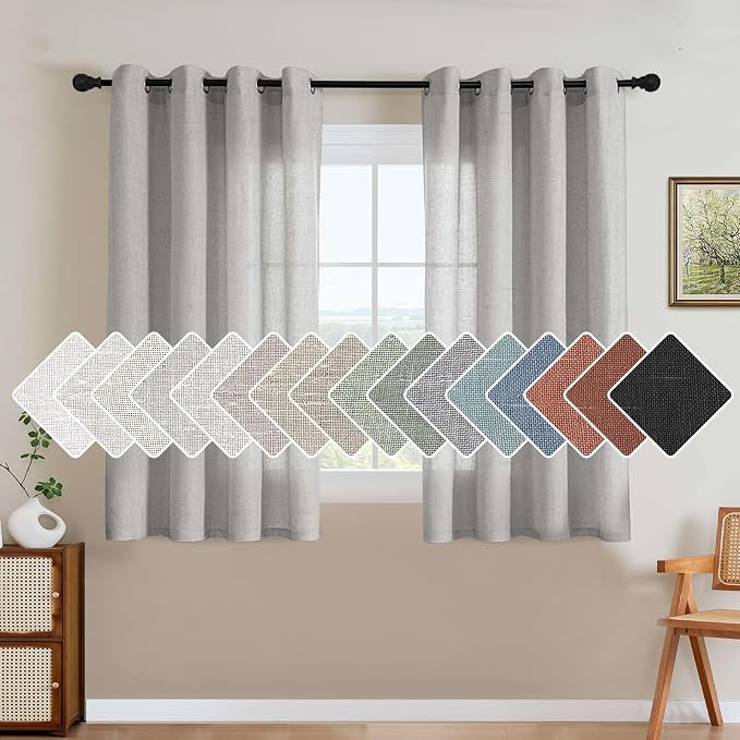 H.VERSAILTEX Elegant Natural Linen Blended Energy Efficient Light Filtering by HVERSAILTEX