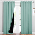 NICETOWN 100% Blackout Window Curtain Panels, Cold and Full Light Blocking by NICETOWN