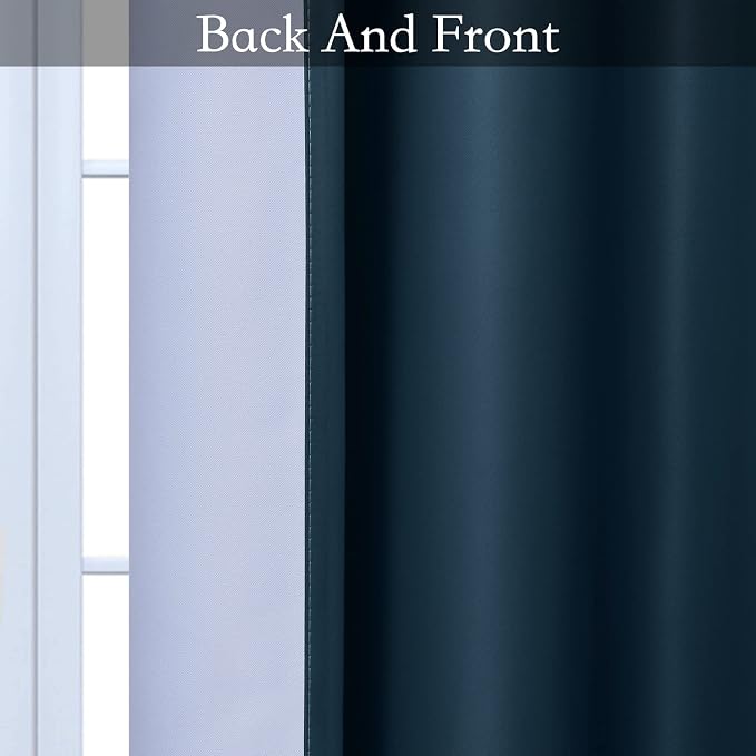 SimpleHome Ombre Curtains 52 x 63 Inch - Image 3