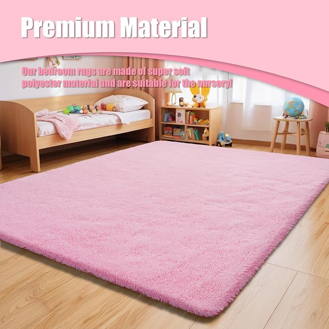 Ultra Soft Fluffy Area Rugs for Bedroom Living Room 10x12, Nursery Rug - Image 5
