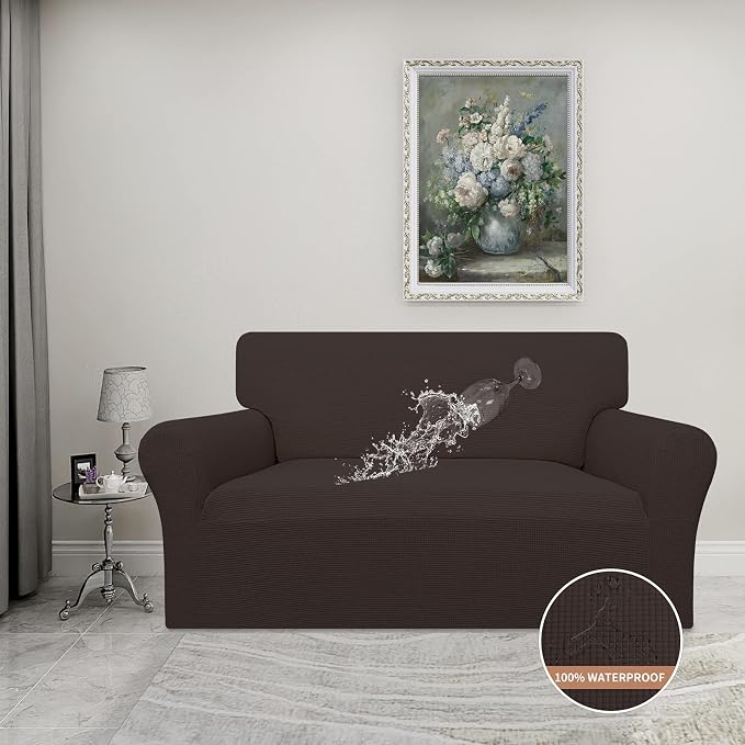 Easy-Going 100% Waterproof Loveseat Couch Cover, Dual Waterproof Sofa Cover - Image 2