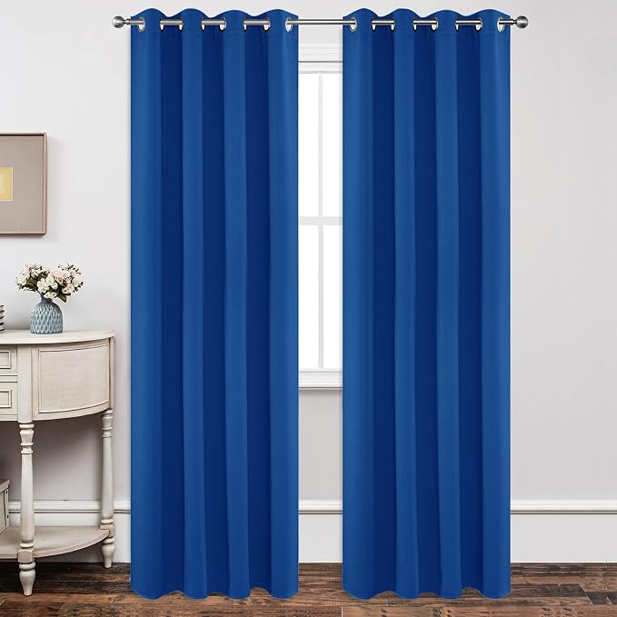 Joydeco Blackout Curtains 95 Inch Length 2 Panels Set, Thermal Insulated Long by JOYDECO