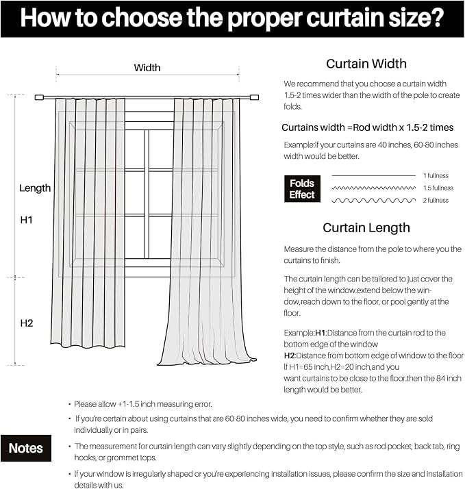 Pinch Pleated Linen Curtains 100% Blackout 84 Inches Long - Image 9