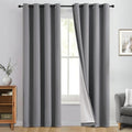 Yakamok 100% Blackout Curtain Panels 96 inches Cold and Light Blocking Drapes by Yakamok