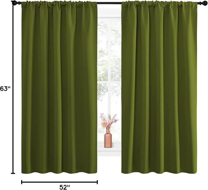 NICETOWN Blackout Draperies and Curtains, Thermal Insulated Window Decoration - Image 10