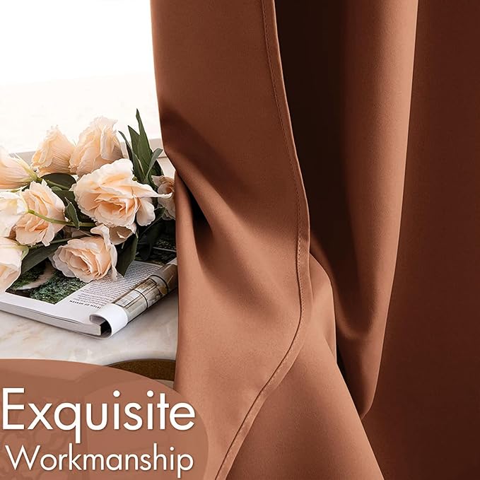 MIULEE Blackout Curtains for Bedroom Living Room Thermal Insulated Room - Image 5