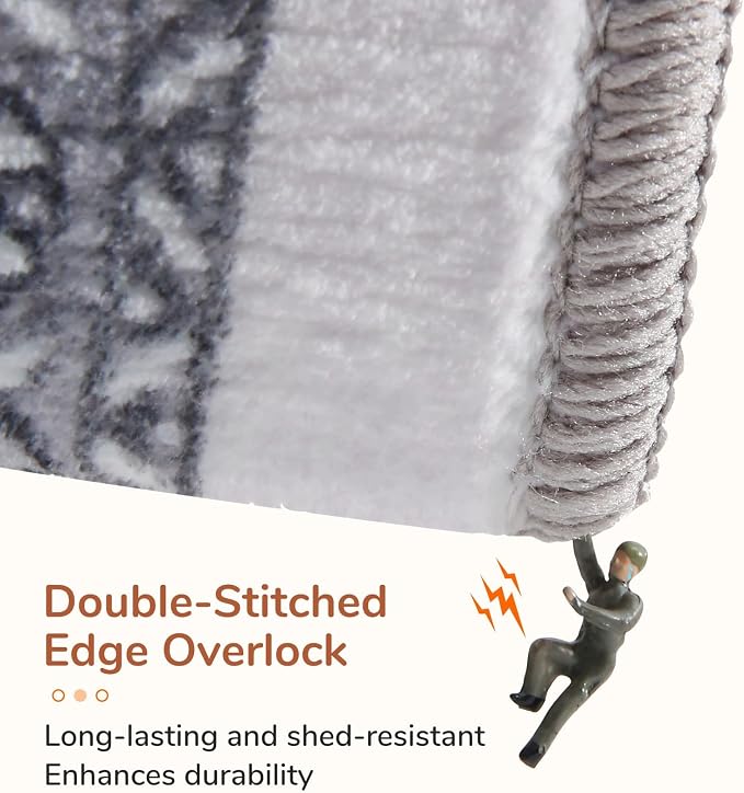 OPPODREAM Soft 6x9 Area Rugs, Washable Rug 6x9 - Image 4