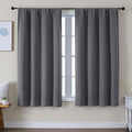 Simplebrand Ava Grey Blackout Curtains by Simplebrand