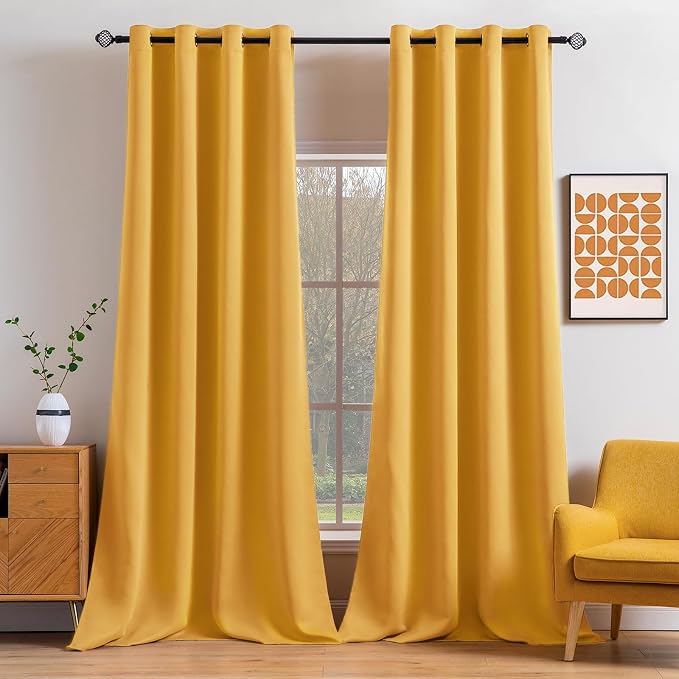MIULEE Blackout Curtains 96 Inches Long by MIULEE