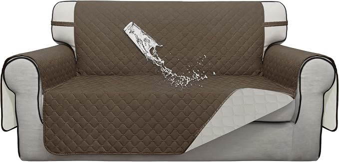 ISSUNTEX Double Protection 100% Waterproof Loveseat Sofa Covers by ISSUNTEX
