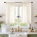 BGment Beige Linen Curtains 40 Inch Length by BGment
