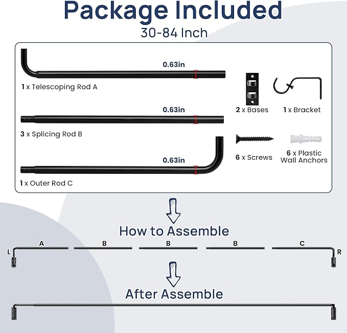 ENJOYBASICS Blackout Curtain rod - Image 8