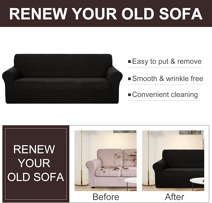U-NICE HOME Loveseat Cover Stretch Couch Cover Sofa Cover Sofa Slipcover - Image 5