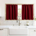 RYB HOME Cafe Blackout Curtains 24 inch Length, RV Curtains by RYBHOME