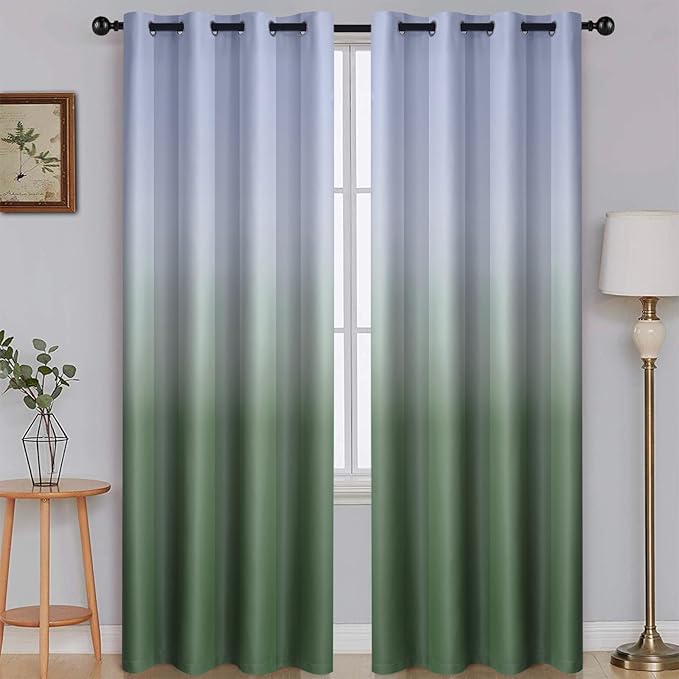 SimpleHome Ombre Room Darkening Curtains by SimpleHome