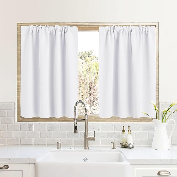 RYB HOME RV Curtains for Camper Windows, Mini Small Thermal Insulated Sunlight by RYBHOME