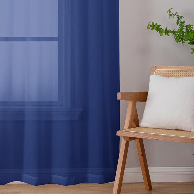 Chyhomenyc Royal Blue Sheer Valances - Image 9