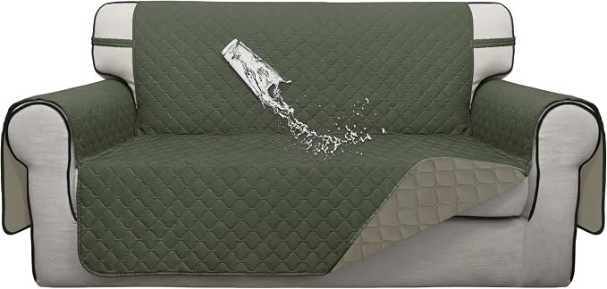 ISSUNTEX Double Protection 100% Waterproof Loveseat Sofa Covers by ISSUNTEX