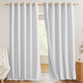 NICETOWN 100% Absolutely Blackout Linen Curtains by NICETOWN