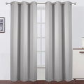 LEMOMO Blackout Curtains 42 x 95 inch/Light Grey Curtains Set of 2 by Lemomo