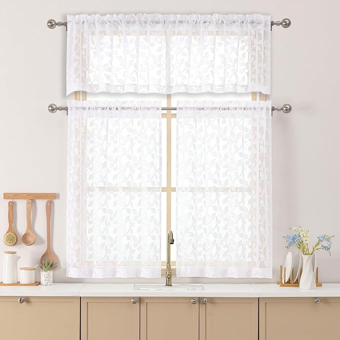 Chyhomenyc White Sheer Valances - Image 2