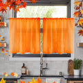 youleyar Solid Sheer Rod Pocket Curtain Voile Draperies 2 Panels White Beige by Youleyar