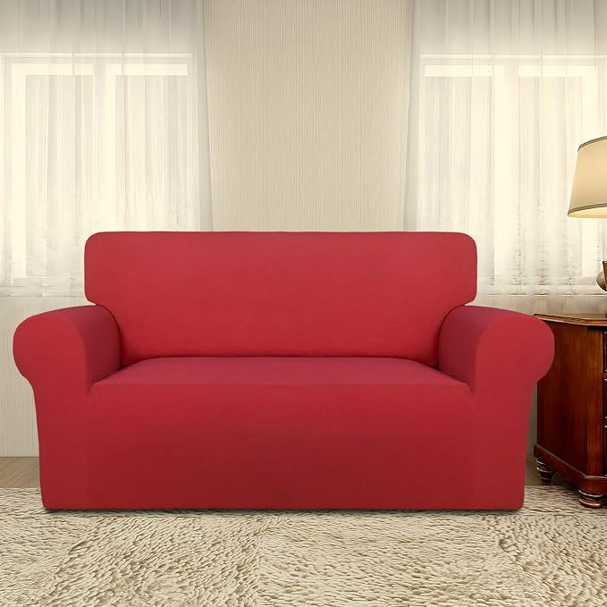 PureFit Super Stretch Sofa Slipcover – Spandex Non Slip Soft Couch Sofa Cover - Image 2