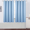 LEMOMO Sky Blue Thermal Blackout Curtains/52 x 63 Inch/Set of 2 Panels Room by Lemomo
