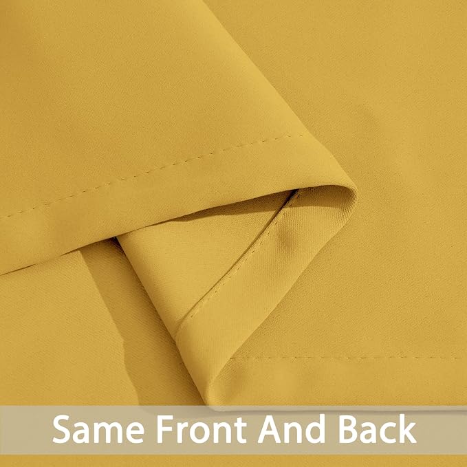 Yakamok Blackout Curtains Room Darkening Thermal Insulated - Image 5