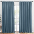 NICETOWN 2 Panels Blackout Curtains, Rod Pocket Thermal Insulated Drapess by NICETOWN