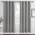NICETOWN Silver Grey Room Darkening Curtain Panels 78" Long by NICETOWN