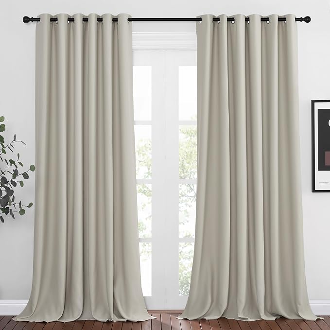 NICETOWN Room Darkening Draperies Curtain Panels by NICETOWN