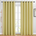 NICETOWN Room Darkening Paler Yellow Curtains & Drapes by NICETOWN