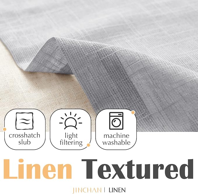 jinchan Linen Farmhouse Valances - Image 8