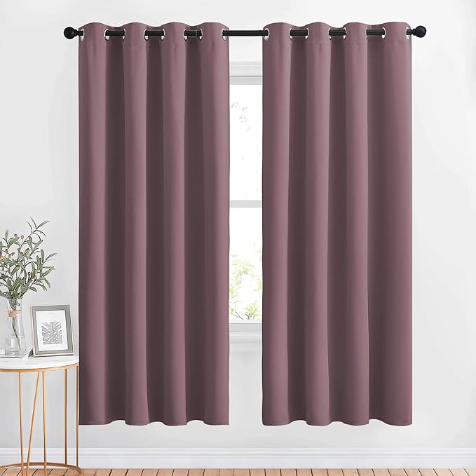 NICETOWN Blackout Curtains 72 inches Long 2 Panels Set by NICETOWN