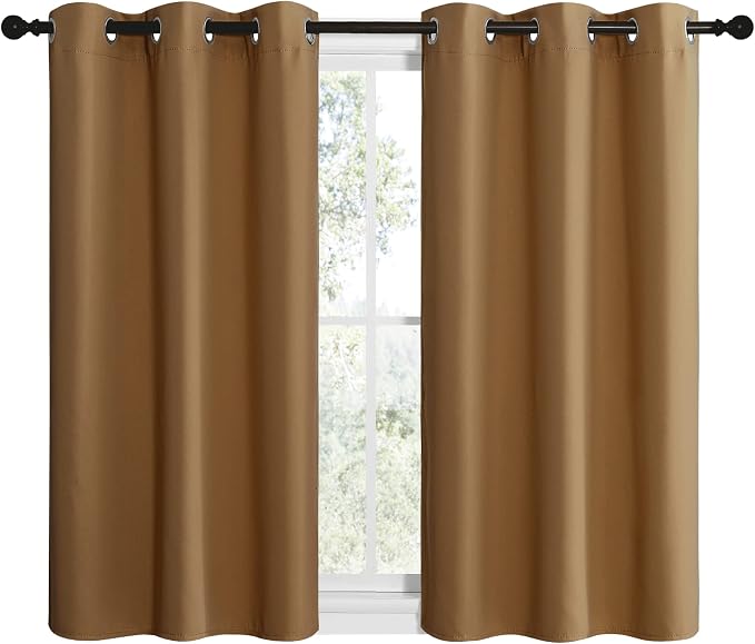 NICETOWN Sleek Blackout Curtains 40 inches Length - Image 2