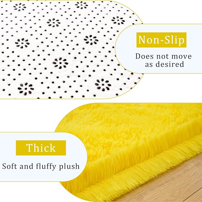 Amearea Premium Soft Fluffy Rug Modern Shag Carpet, 9x12 Feet, Fuzzy Shaggy Rugs - Image 9