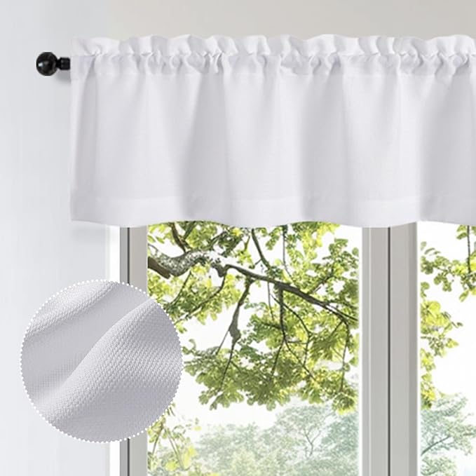 OWENIE Bob 1 PCS White Valances - Image 2