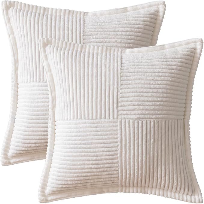 MIULEE Decorative Euro Sham Throw Pillow Covers - Image 6
