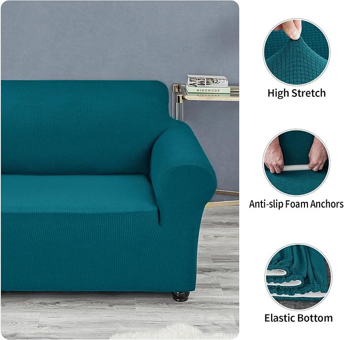 Joccun Stretch Chair Couch Cover, 1-Piece Sofa Slipcover Spandex Jacquard - Image 5