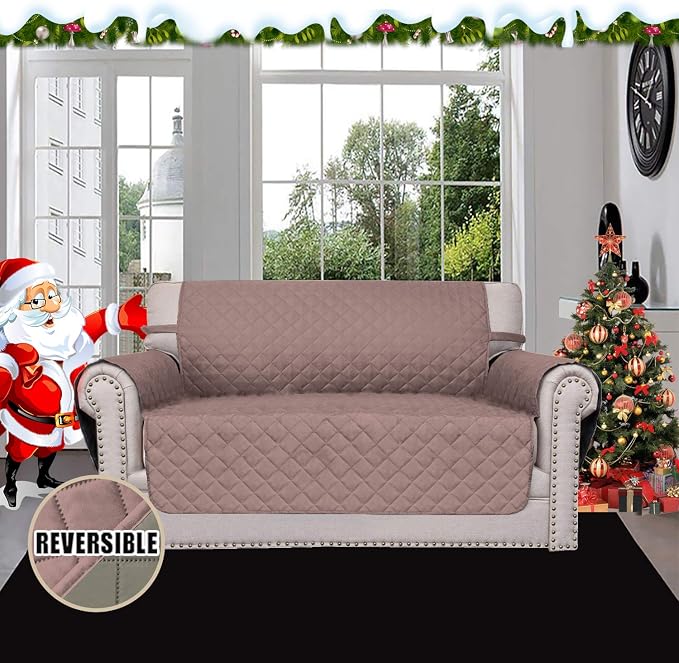 Easy-Going Reversible Loveseat Couch Cover - Image 2