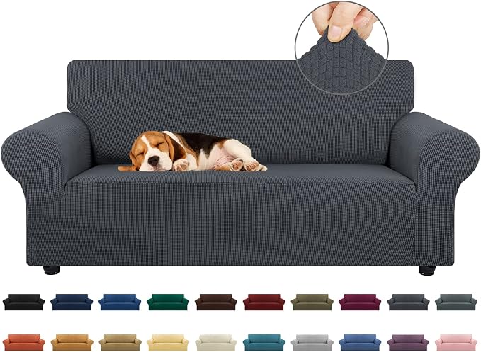 KEKUOU Stretch Loveseat Sofa Cover Slipcover, Couch Covers by KEKUOU