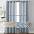 H.VERSAILTEX Linen Curtains Natural Linen Blended Curtain Panels by HVERSAILTEX
