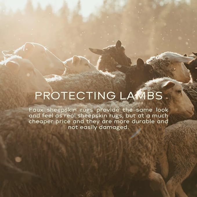 Ashler Faux Fur Rug - Image 8