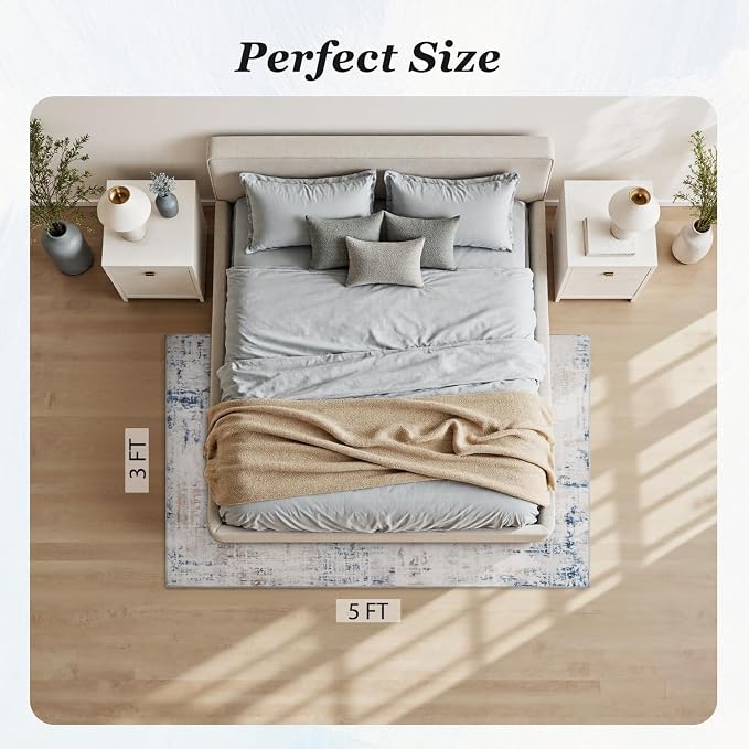 3 x 5 Rug Small Non Slip Area Rug Ultra Soft Machine Washable Low Pile Modern - Image 6