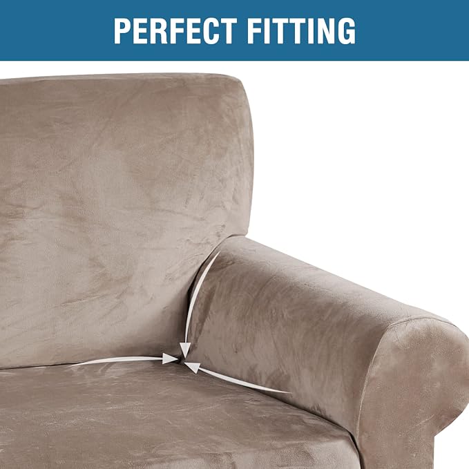 H.VERSAILTEX Stretch Velvet Sofa Covers - Image 4