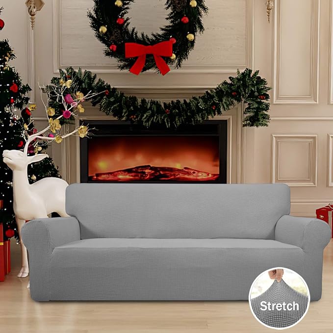 Easy-Going Stretch Sofa Slipcover 1-Piece Sofa Cover Furniture Protector Couch - Image 2