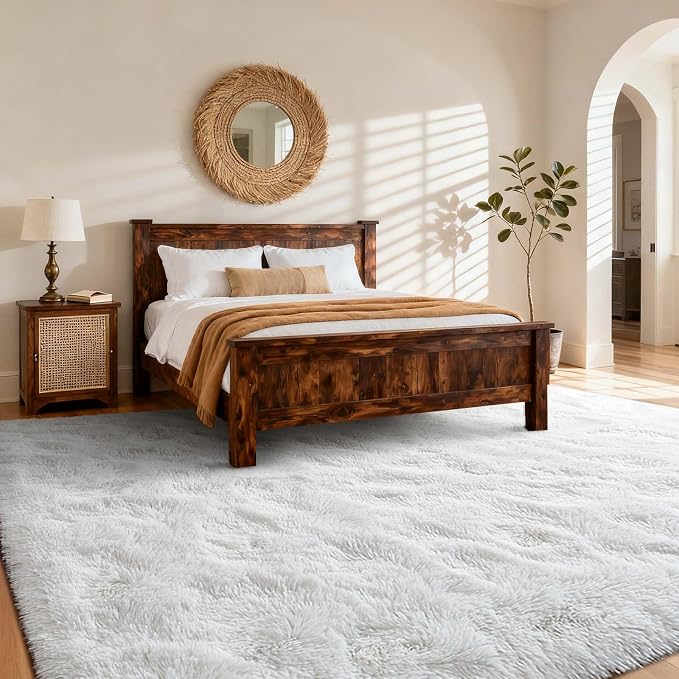 9x12 Ft Extra Large Shag Rugs for Living Room, Ultra Soft Fluffy Furry Area - Image 3