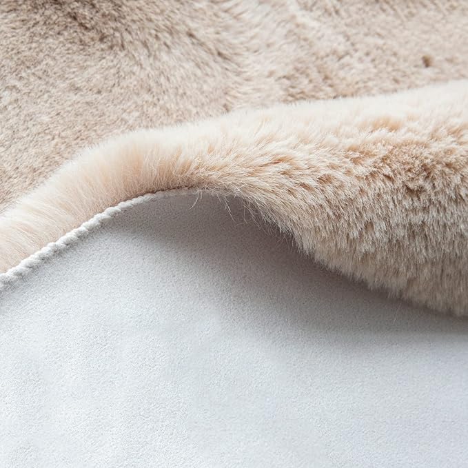 ORINOVA Camel Shaggy Washable Rug 2x10 Runner Rug - Image 4